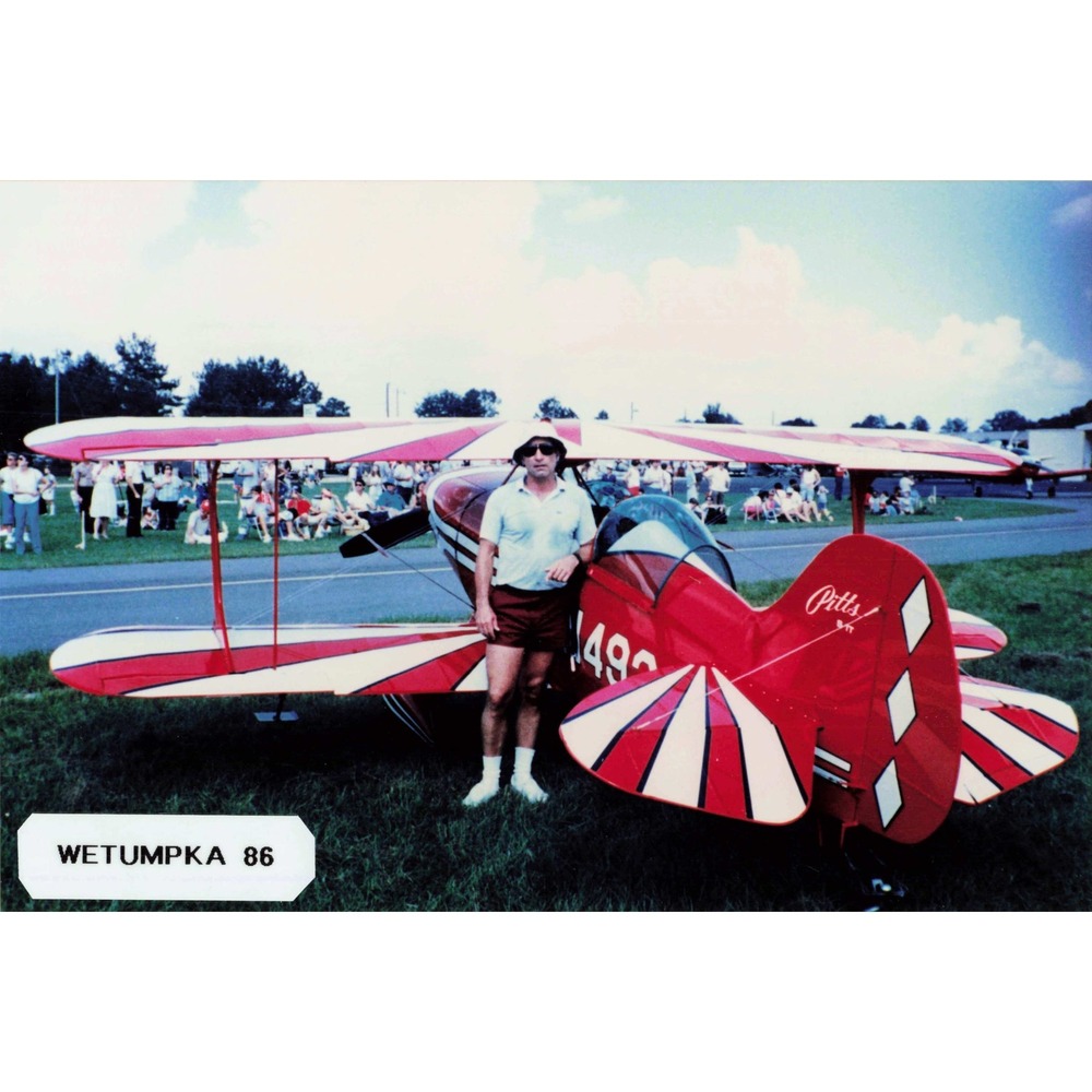 Vtg 1986 Wetumpka Airshow Pitts S-1T Biplane Color Photo - Picture 1 of 2